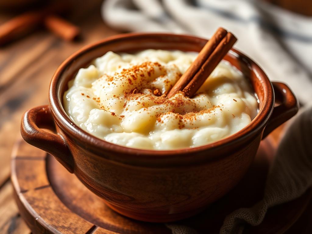 Arroz-doce cremoso